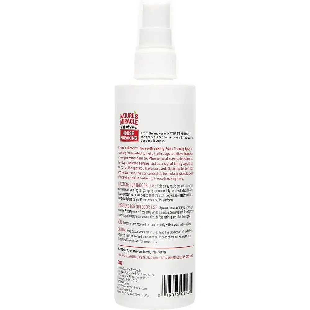 Nature's Miracle Housebreaking Potty Training Spray 8oz - 2.webp