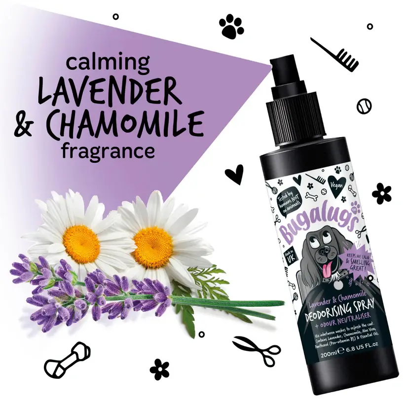Bugalugs Deodorizing Cologne - Lavender & Chamomile 200ml 2.webp