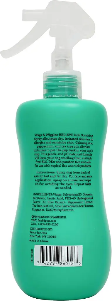 Wags & Wiggles Relieve Anti-Itch Spray for Dogs 12 oz 2.webp