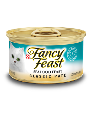 Fancy Feast Tin - Seafood Feast Pate
