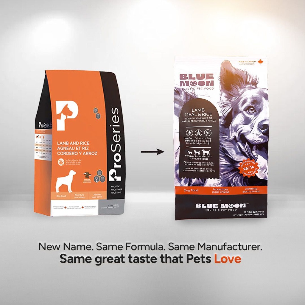 Blue Moon Holistic Lamb and Rice 28.4lbs