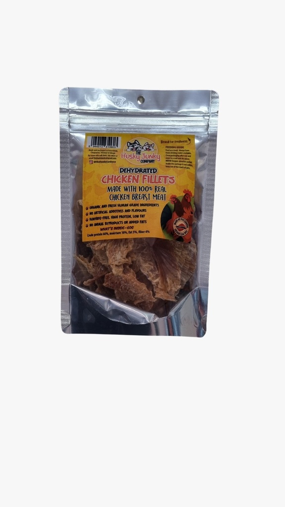 Husky Junky - Dehydrated Chicken Breast Fillets - 60G