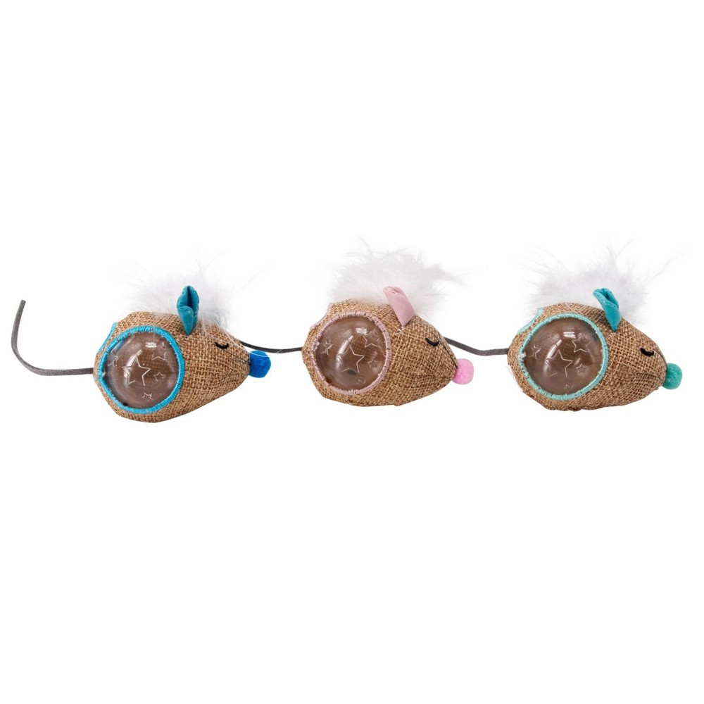 Outward Hound Mousin' Around Hide 'N Treat 3Pk