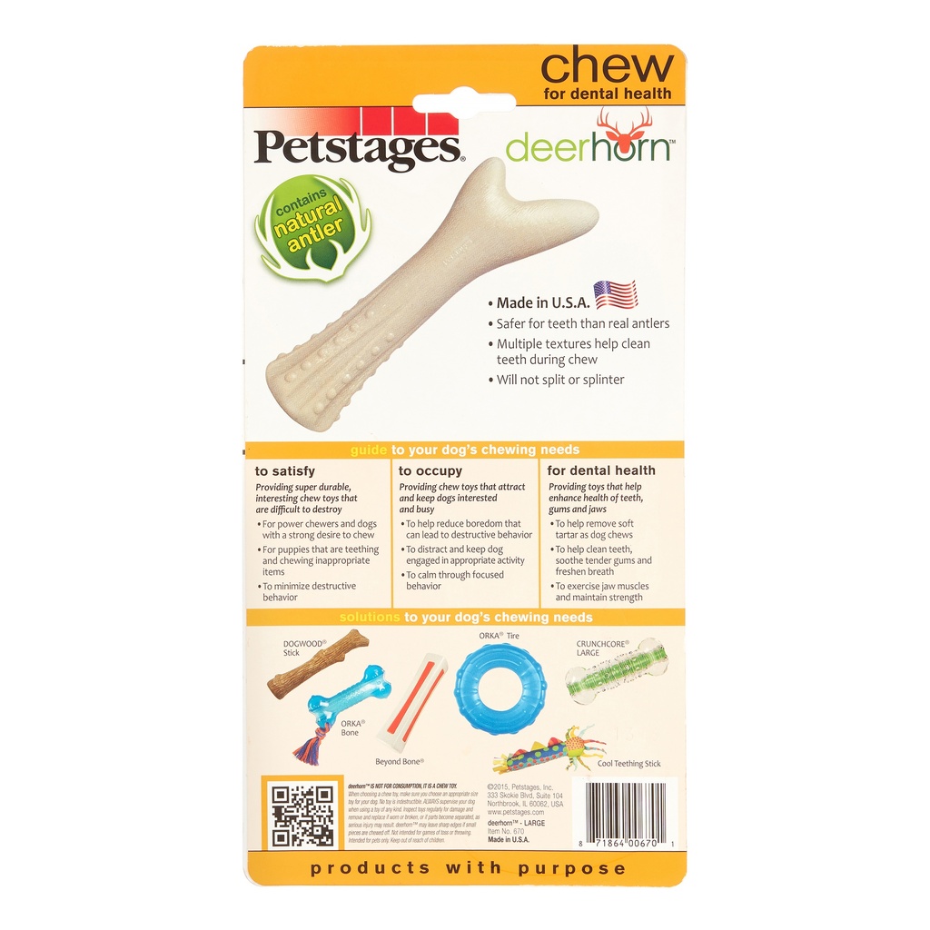 Outward Hound Deerhorn - Large