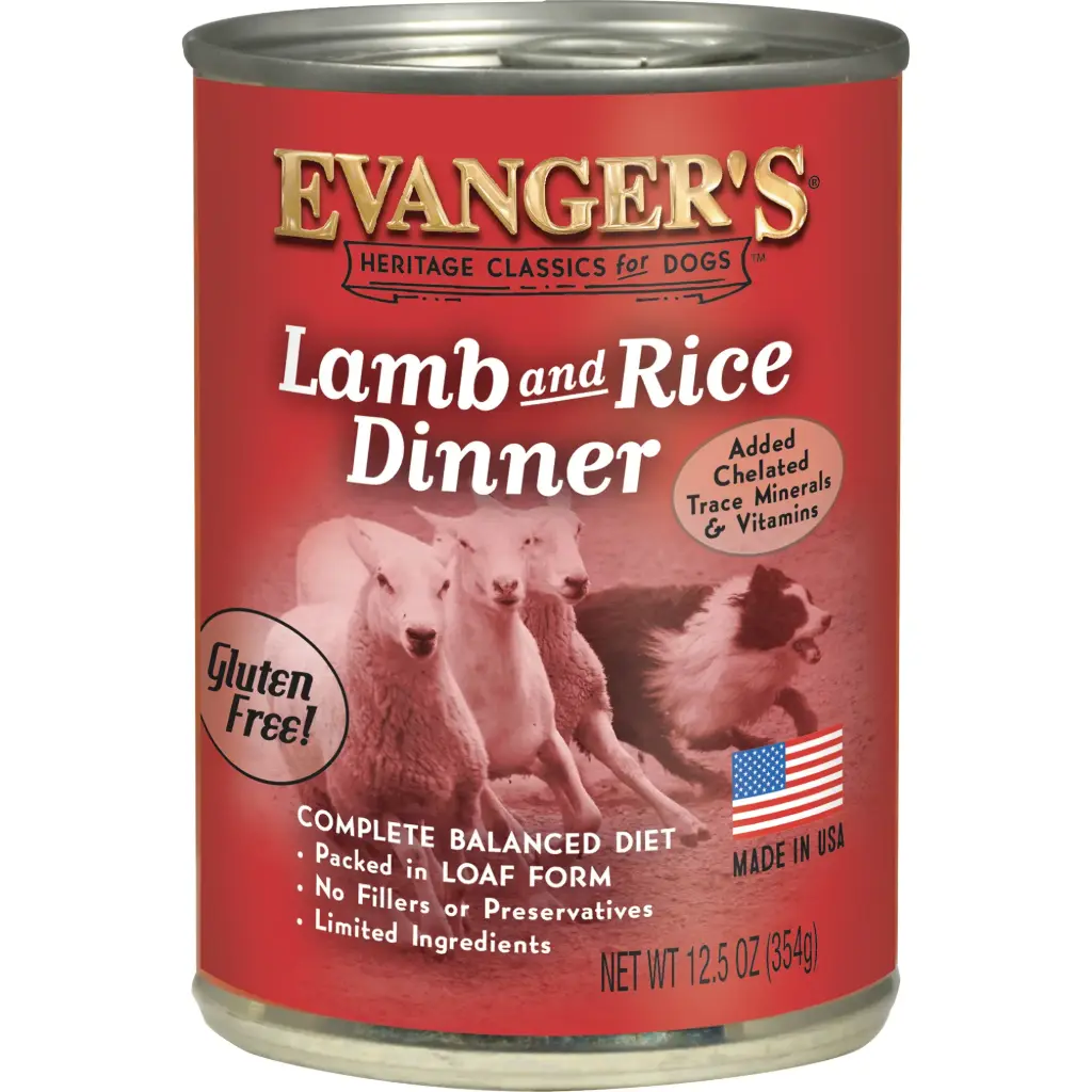 Evanger's Classic Recipes Lamb & Rice Dinner for Dogs 12.5oz