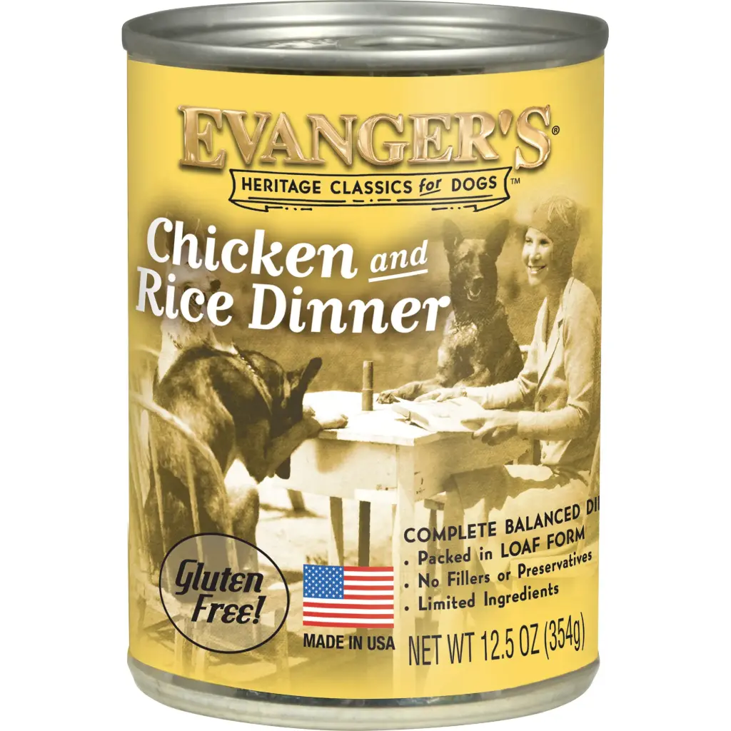 Evanger's Classic Recipes Chicken & Rice Dinner for Dogs 12.5oz