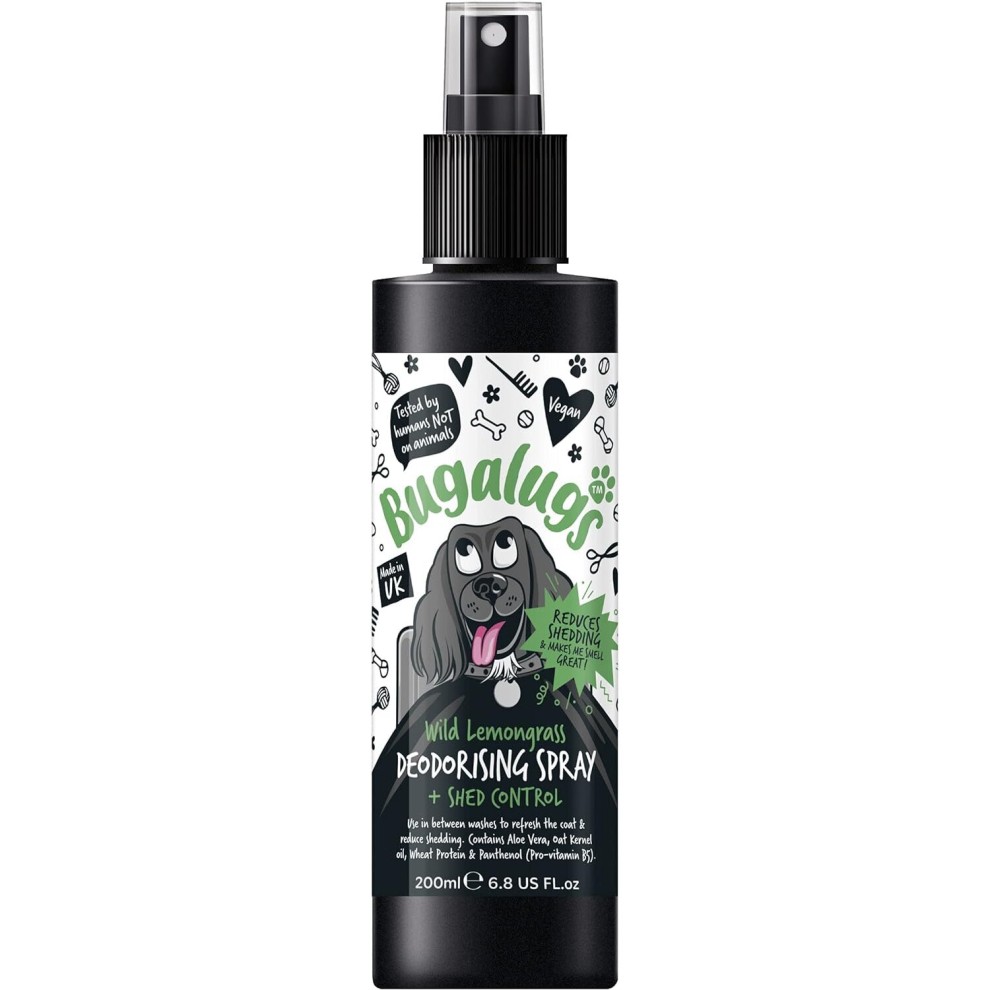 Bugalugs Deodorizing Spray & Shed Control - Wild Lemongrass 200ml