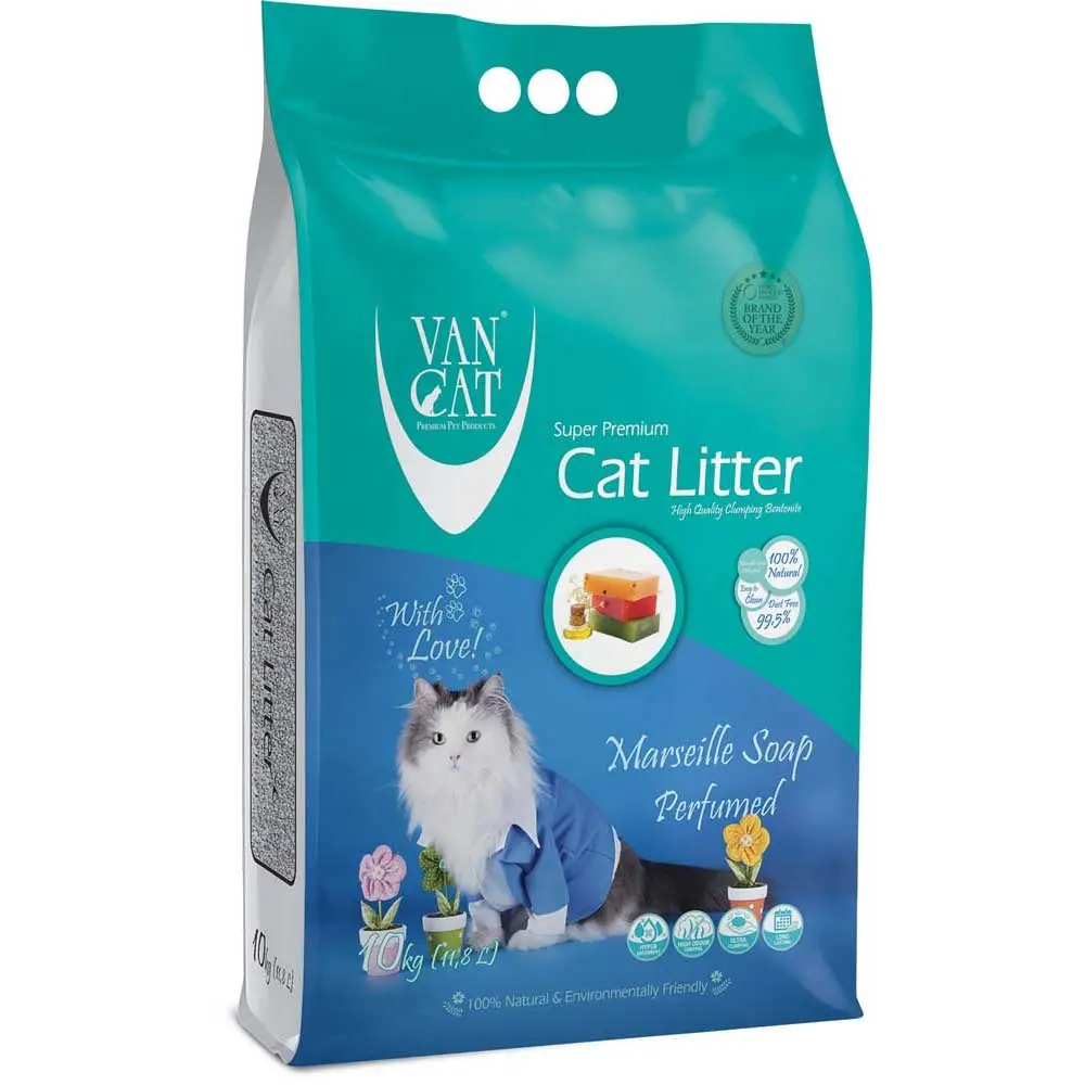 VanCat Clumping Cat Litter - Marseille Soap 10kg
