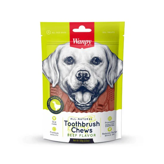 Wanpy - Toothbrush Beef Flavor Dental Chews