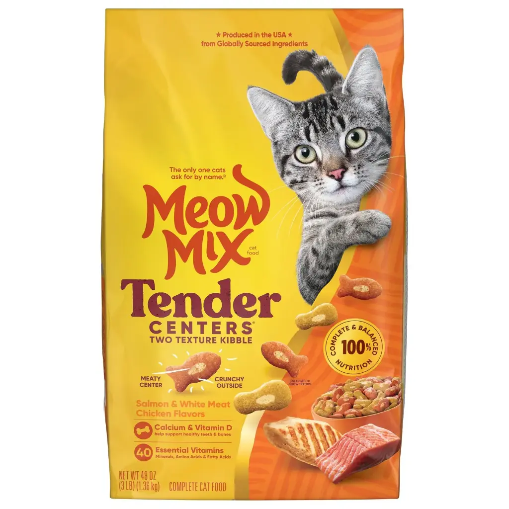Meow Mix Tender Centers Salmon & White Meat Chicken 3.15lb
