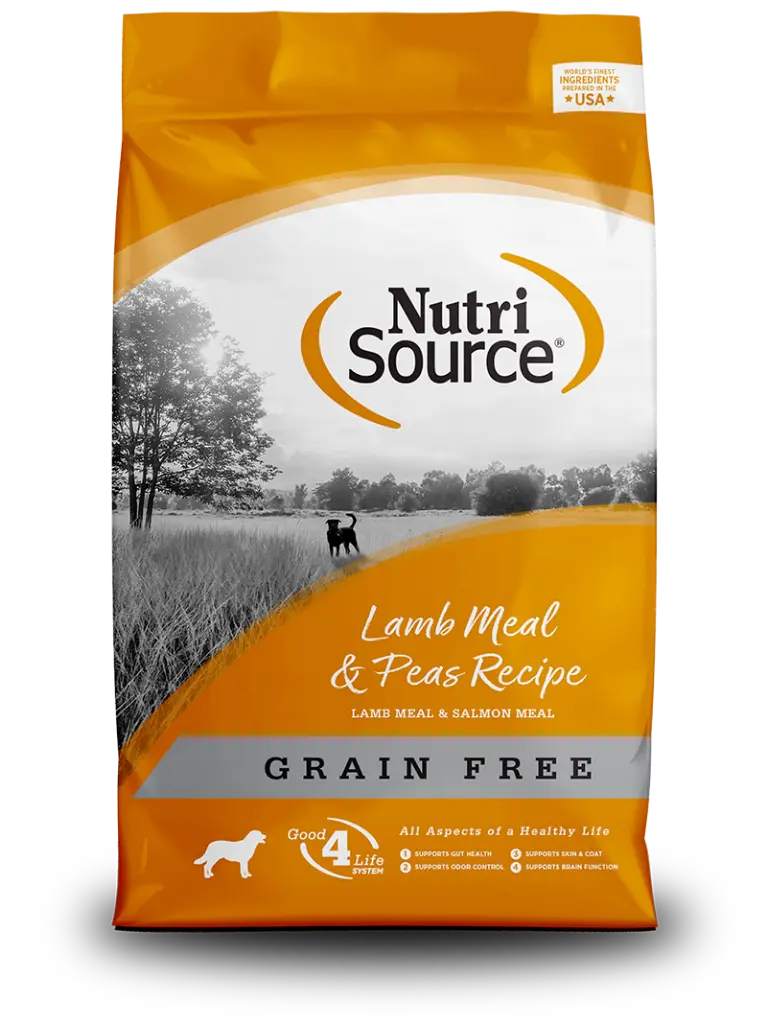 NutriSource Grain Free Lamb Meal & Peas 26lb