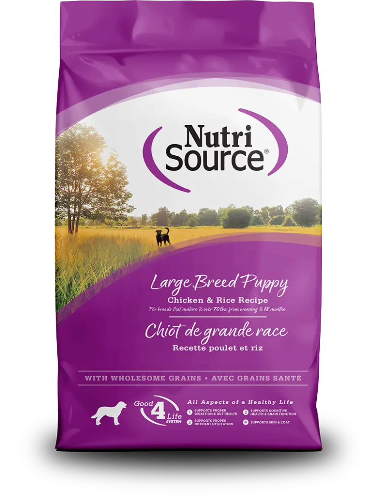 NutriSource Large Breed Puppy Chicken & Rice 26lb