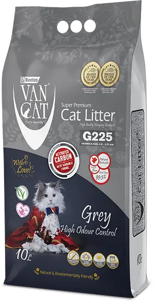VanCat Clumping Cat Litter - Activated Carbon (Unscented) 10kg