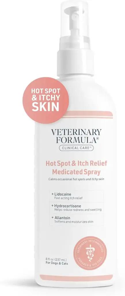 Veterinary Formula Clinical Care Hot Spot & Itch Relief Medicated Spray 8oz 