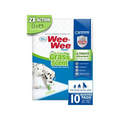 Wee-Wee Ultimate Attractant Pads with Grass Scent 22"x23" - 10 count