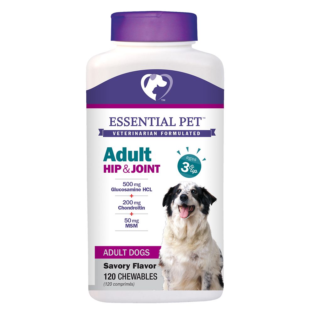 Essential Pet Products Adult Hip & Joint 3 & Up - 120 Chewables