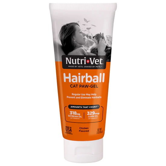 NutriVet Hairball Cat Paw-Gel