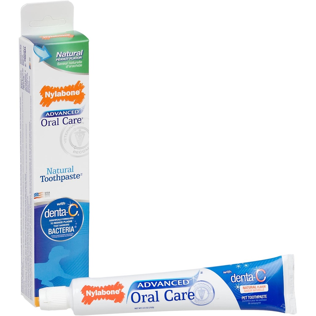 Nylabone Advanced Oral Care Pet Toothpaste - Peanut Flavour 2.5oz