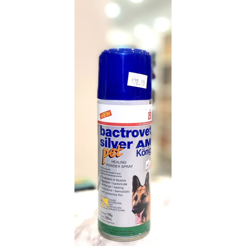 Bactrovet Silver Healing Powder Pet Spray 228ml