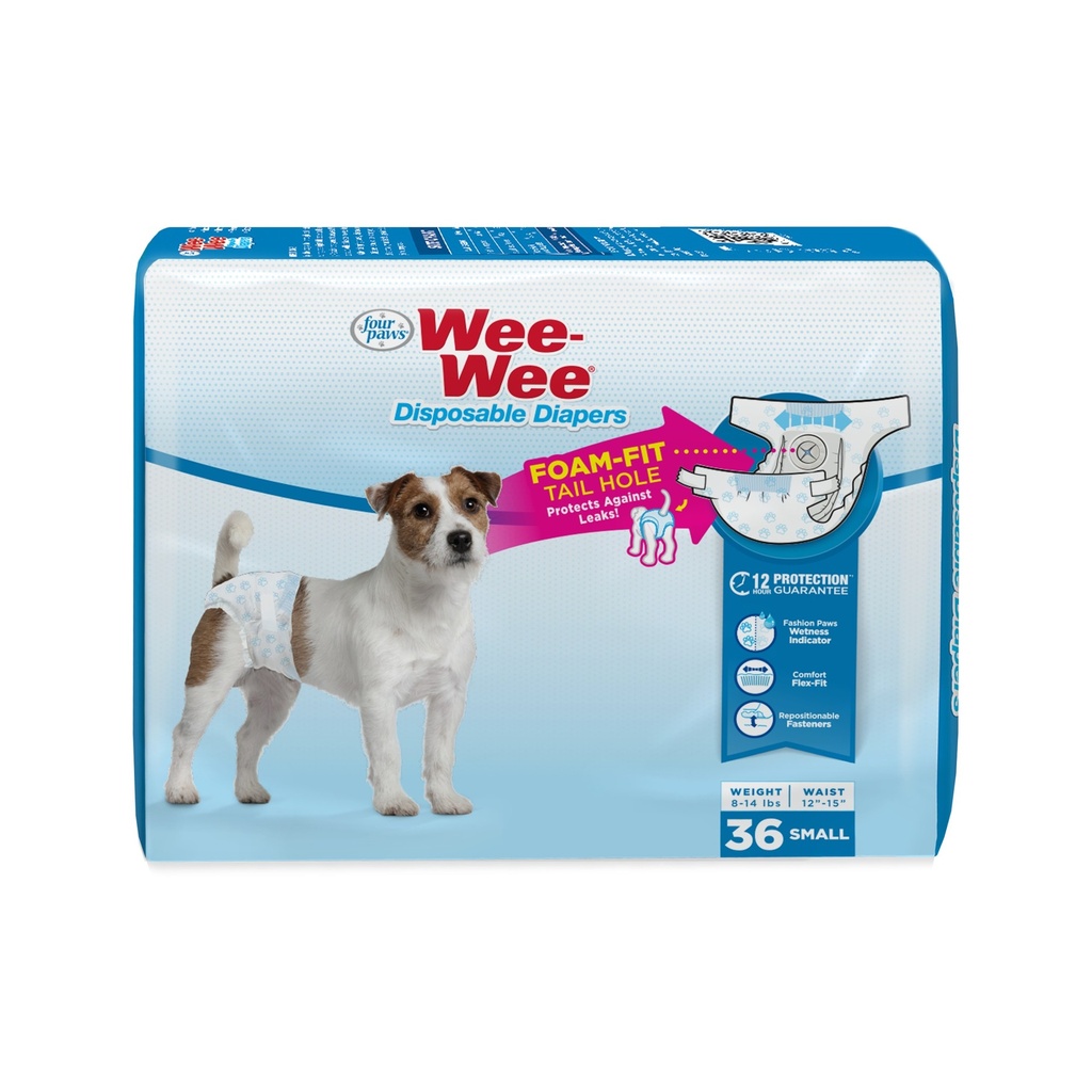 Wee-Wee Disposable Dog Diapers Small - 36 count
