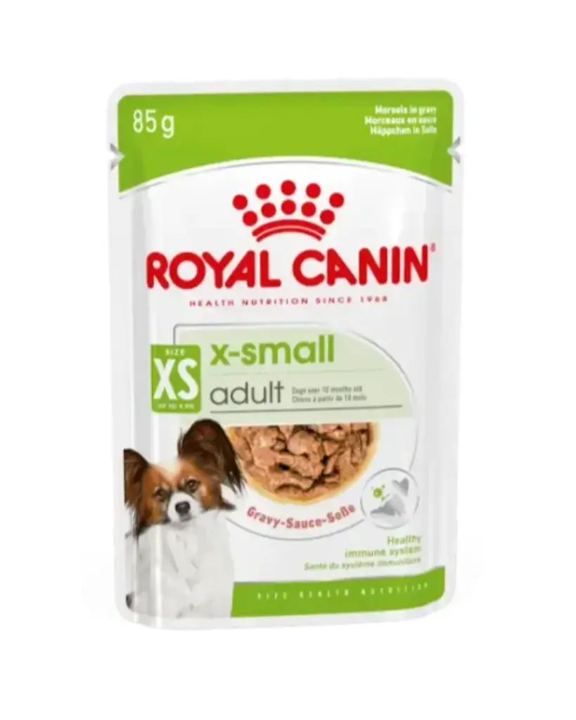 Royal Canin X-Small Adult Morsels In Gravy 85g