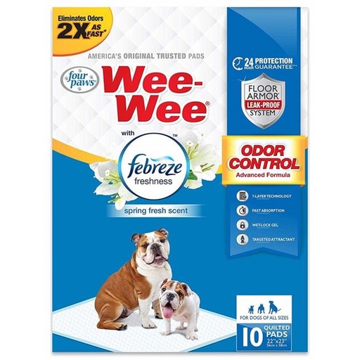 Wee-Wee Pads with Febreze Freshness 22"x23" - 10 count