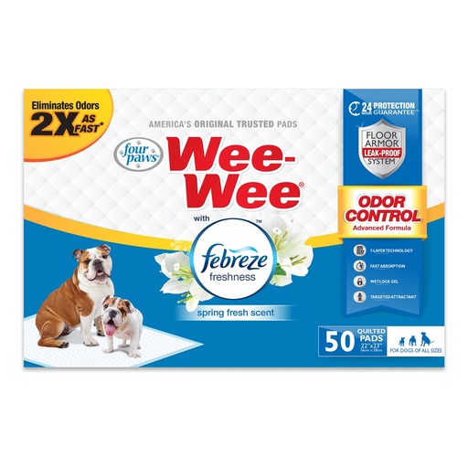 Wee-Wee Pads with Febreze Freshness 22"x23" - 50 count