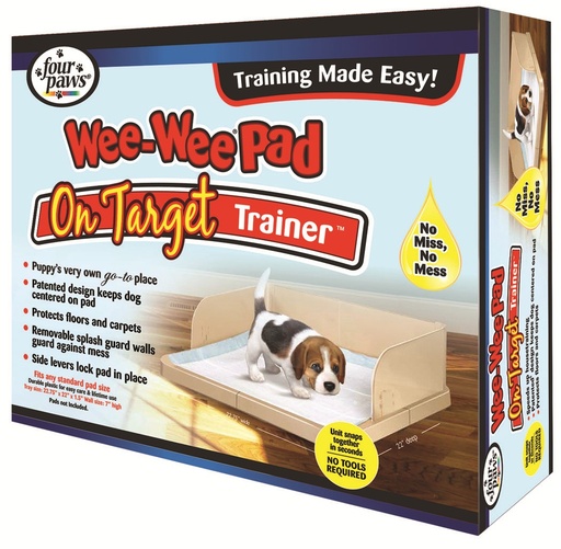 Wee-Wee Pad On Target Trainer Pee Pad Tray