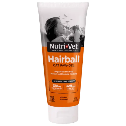 NutriVet Hairball Cat Paw-Gel