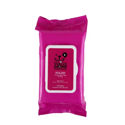 Wags & Wiggles Polish Multipurpose Wipes - 100ct