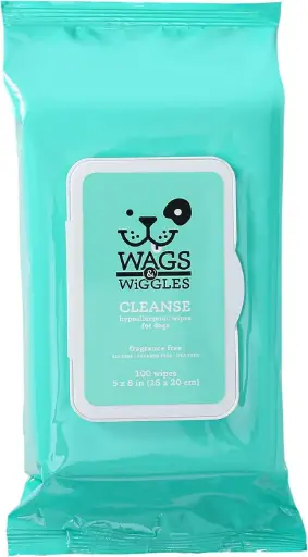 Wags & Wiggles Cleanse Moisturizing Wipes - 100ct