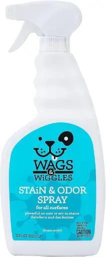 Wags and Wiggles Stain and Odor Remover Spray 32 oz
