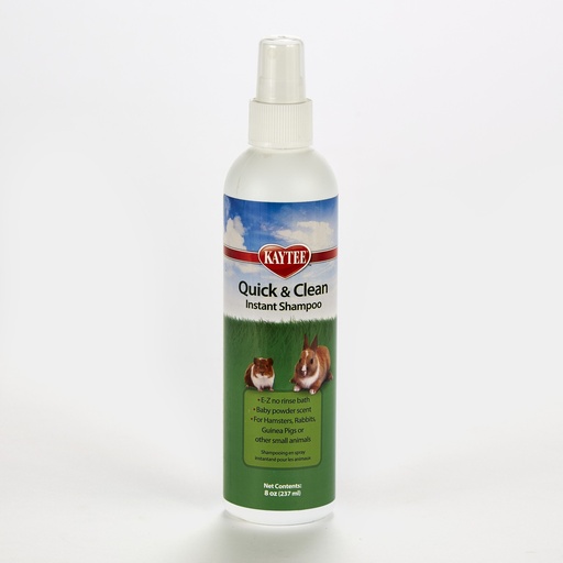 Kaytee Quick + Clean Critter Instant Shampoo 8oz