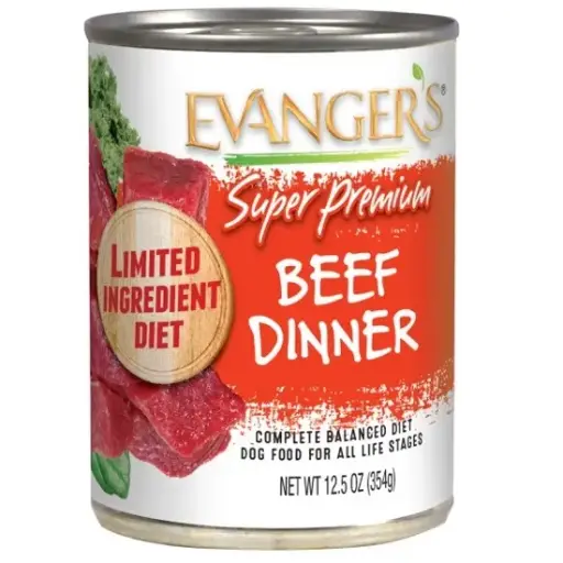 Evanger's Super Premium Beef Dinner for Dogs 12.5oz