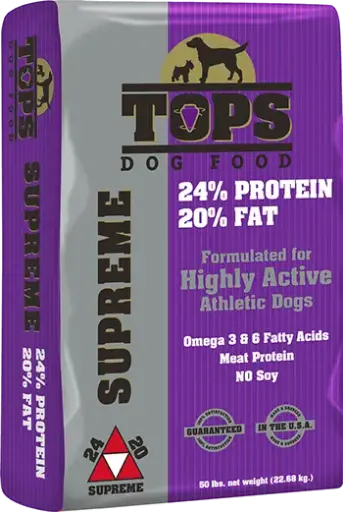 Tops Supreme Dog Food 50lb