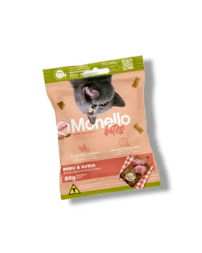 Monello Bites Sterilized Cat - Turkey & Oat Cat Treats