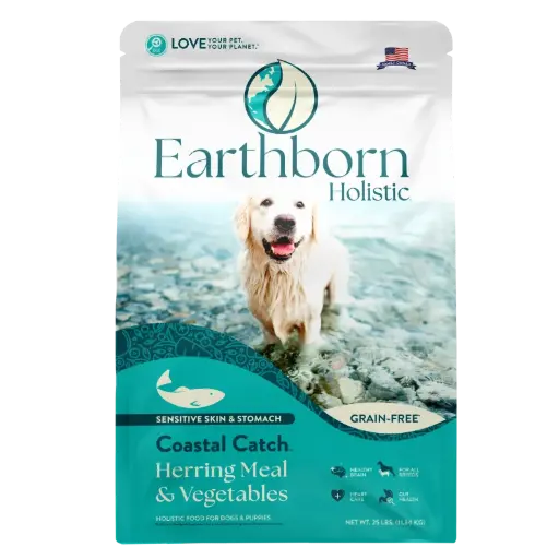 Earthborn Meadow Feast Herring Meal & Vegetable Grain-Free 25lb