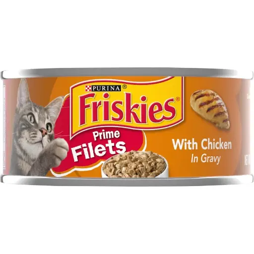Friskies Wet Cat Food Tin - Prime Filet Chicken