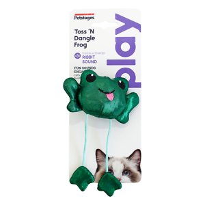 Outward Hound Toss N Dangle Frog Grn