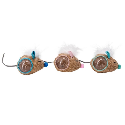 Outward Hound Mousin' Around Hide 'N Treat 3Pk