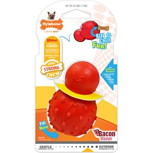 Nylabone Rubber Strong Chew Bacon - Petite