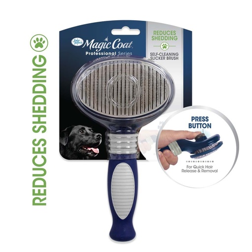 Magic Coat - Self Cleaner Slicker Brush 