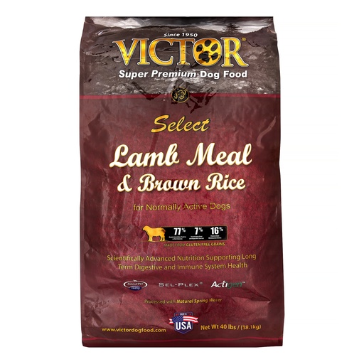 Victor Lamb Meal & Brown Rice 40lb