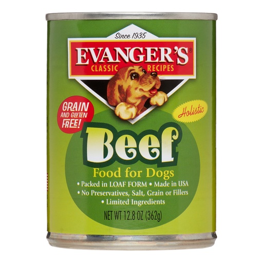 Evanger's Classic Recipes Beef for Dogs 12.5oz