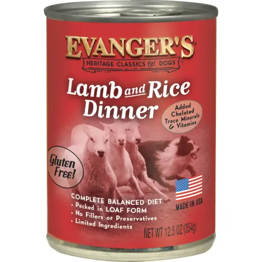Evanger's Classic Recipes Lamb & Rice Dinner for Dogs 12.5oz
