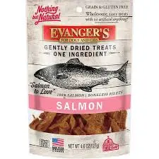Evanger's Nothing But Natural Salmon Treats for Dogs & Cats 4.6oz