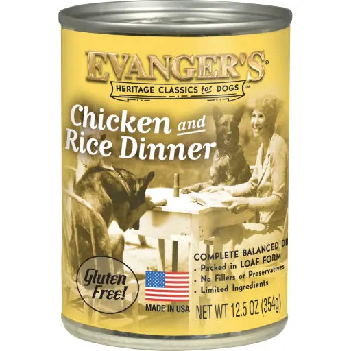 Evanger's Classic Recipes Chicken & Rice Dinner for Dogs 12.5oz