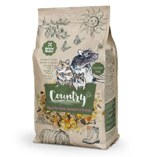 Witte Mollen Country Hamster & Friends 850g