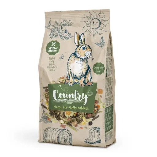 Witte Mollen Country Rabbit 800g