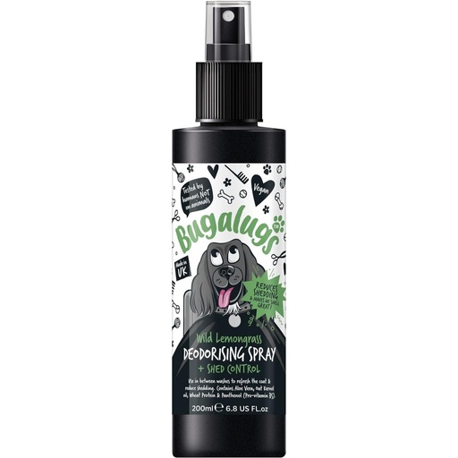 Bugalugs Deodorizing Spray & Shed Control - Wild Lemongrass 200ml